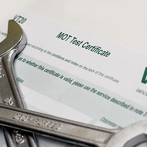 MOT test certificate